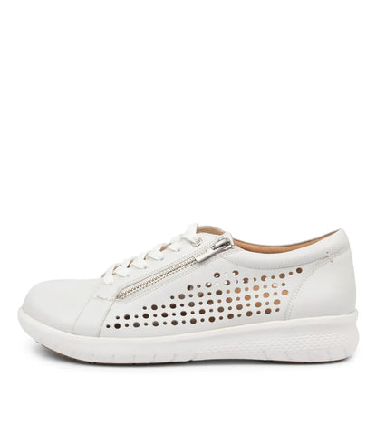 Ziera Shovo XF ZR ~ Tan ~ White ~ Almond ~ Leather