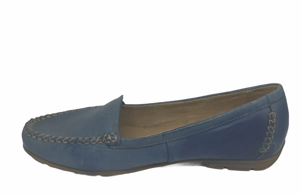 Naturalizer Kellyn Classic Navy Leather Loafer Moccasin