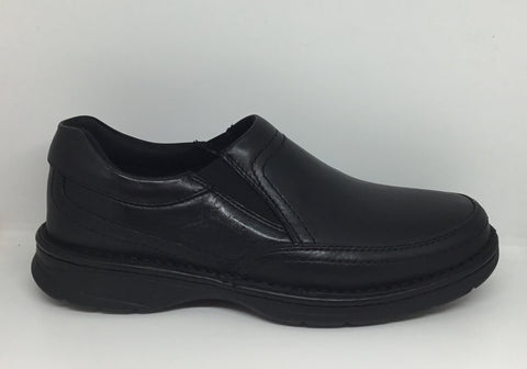 Slatters Accord Comfort Walker Black Leather