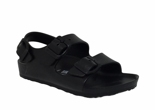 Birkenstock Junior Kids Milano ~ Black ~ Khaki ~ Narrow Fit EVA