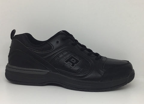 ROC Atlanta Black Leather School Shoe