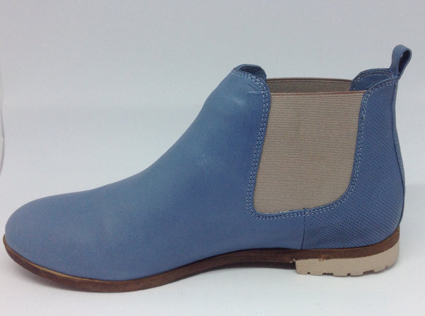 Miss M Silvia Leather Boot SALE ~ Green ~ Blue